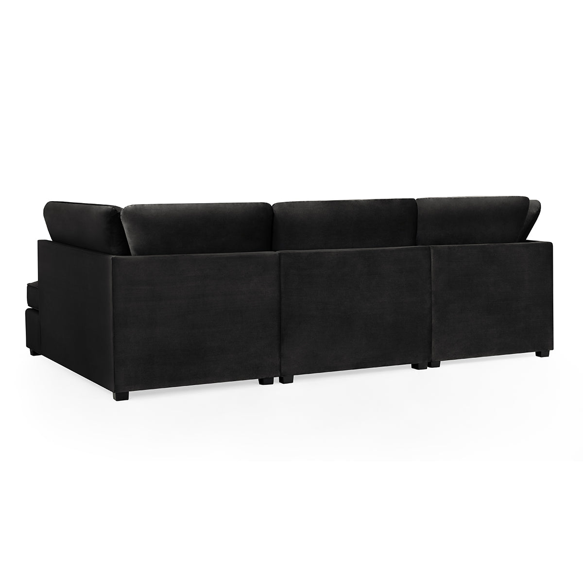 Plush Fabric Corner Sofa in U Shape - Carnaby