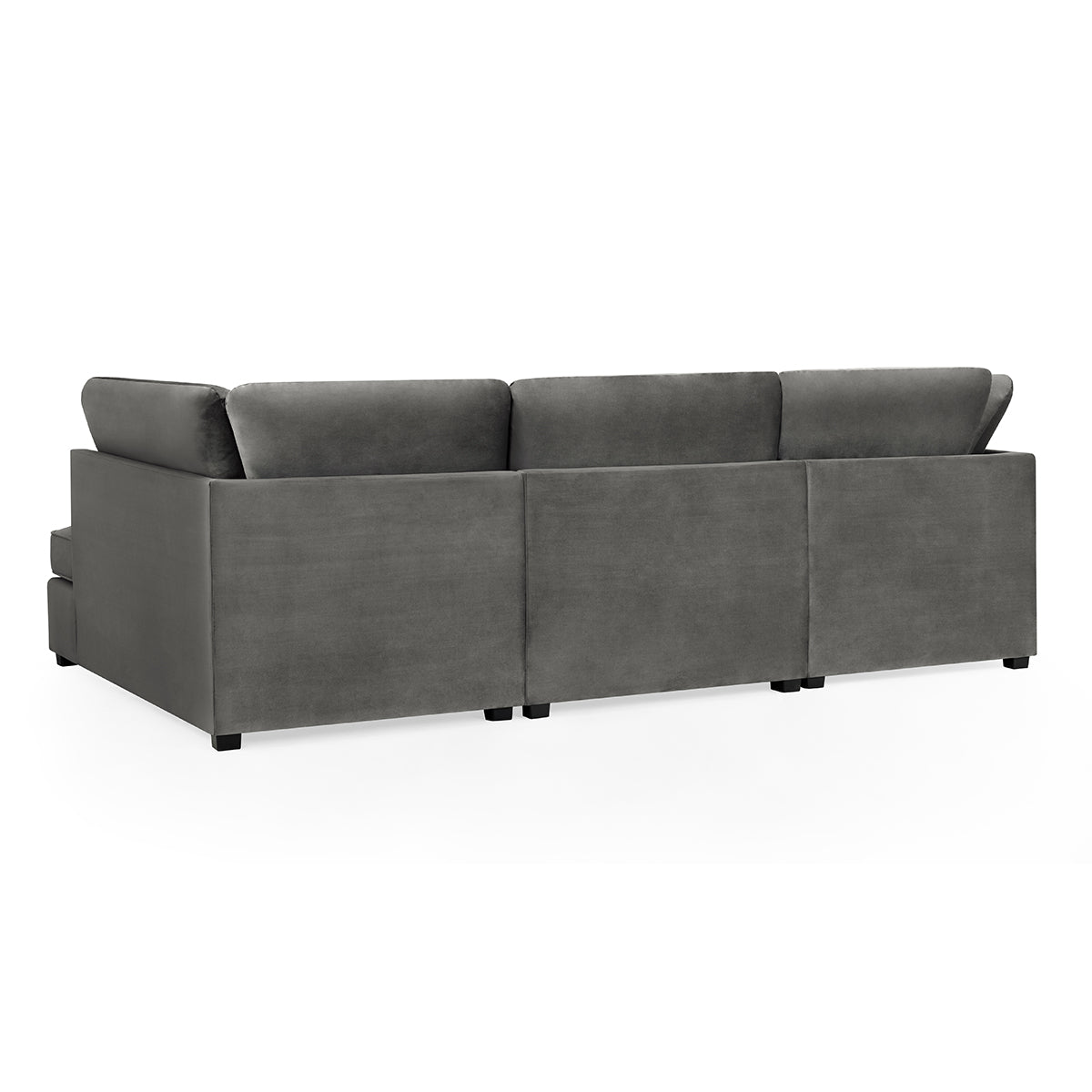 Plush Fabric Corner Sofa in U Shape - Carnaby