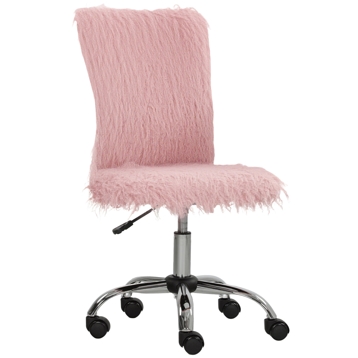 Plush Fabric Home And Office Chair 43cm Wide - Velmora