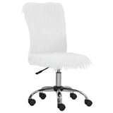 Plush Fabric Home And Office Chair 43cm Wide - Velmora