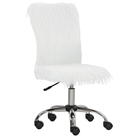 Plush Fabric Home And Office Chair 43cm Wide - Velmora