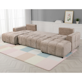 Plush Fabric Luxury Sofa Bed U Shape Corner - Shanghai
