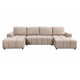 Plush Fabric Luxury Sofa Bed U Shape Corner - Shanghai