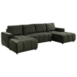 Plush Fabric Luxury Sofa Bed U Shape Corner - Shanghai