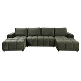 Plush Fabric Luxury Sofa Bed U Shape Corner - Shanghai
