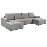 Plush Fabric Luxury Sofa Bed U Shape Corner - Shanghai
