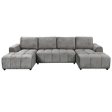 Plush Fabric Luxury Sofa Bed U Shape Corner - Shanghai
