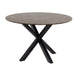 Polished Marble Dining Table for 4 People 120cm Wide Round - Heaven