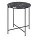 Polished Marble Stone Side Table Round Small - Avila