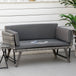 Poly Rattan 2-in-1 Convertible 2-Seater Garden Sofa Daybed - Velmora