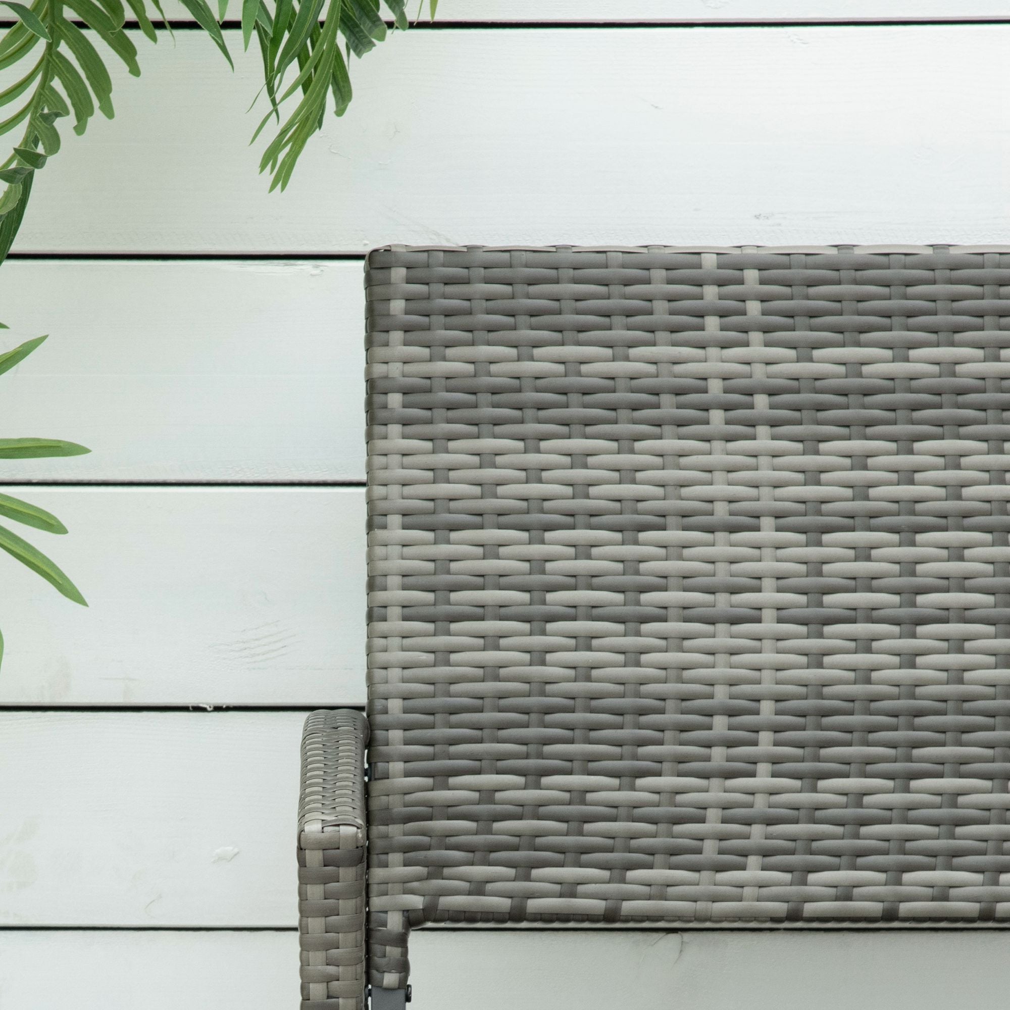 Poly Rattan 2 Seater Garden Bench With Backrest and Armrests for Patio - Velmora