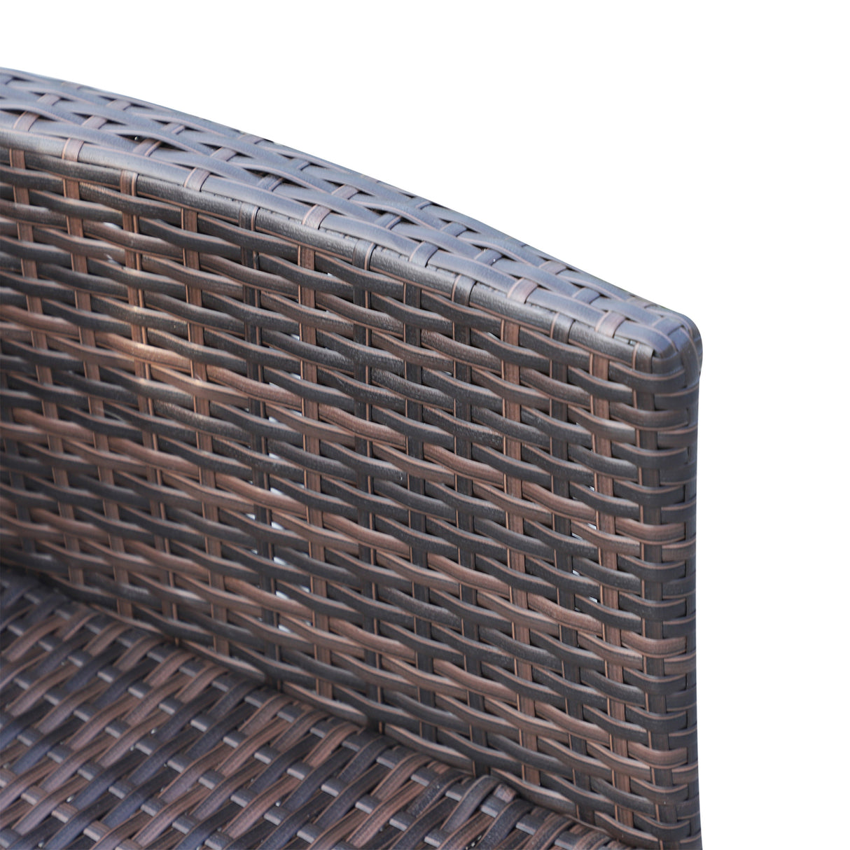 Poly Rattan 6 Seater Garden Dining Set With Cushions - Velmora