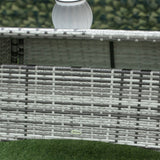 Poly Rattan 6 Seater Garden Dining Set With Cushions - Velmora