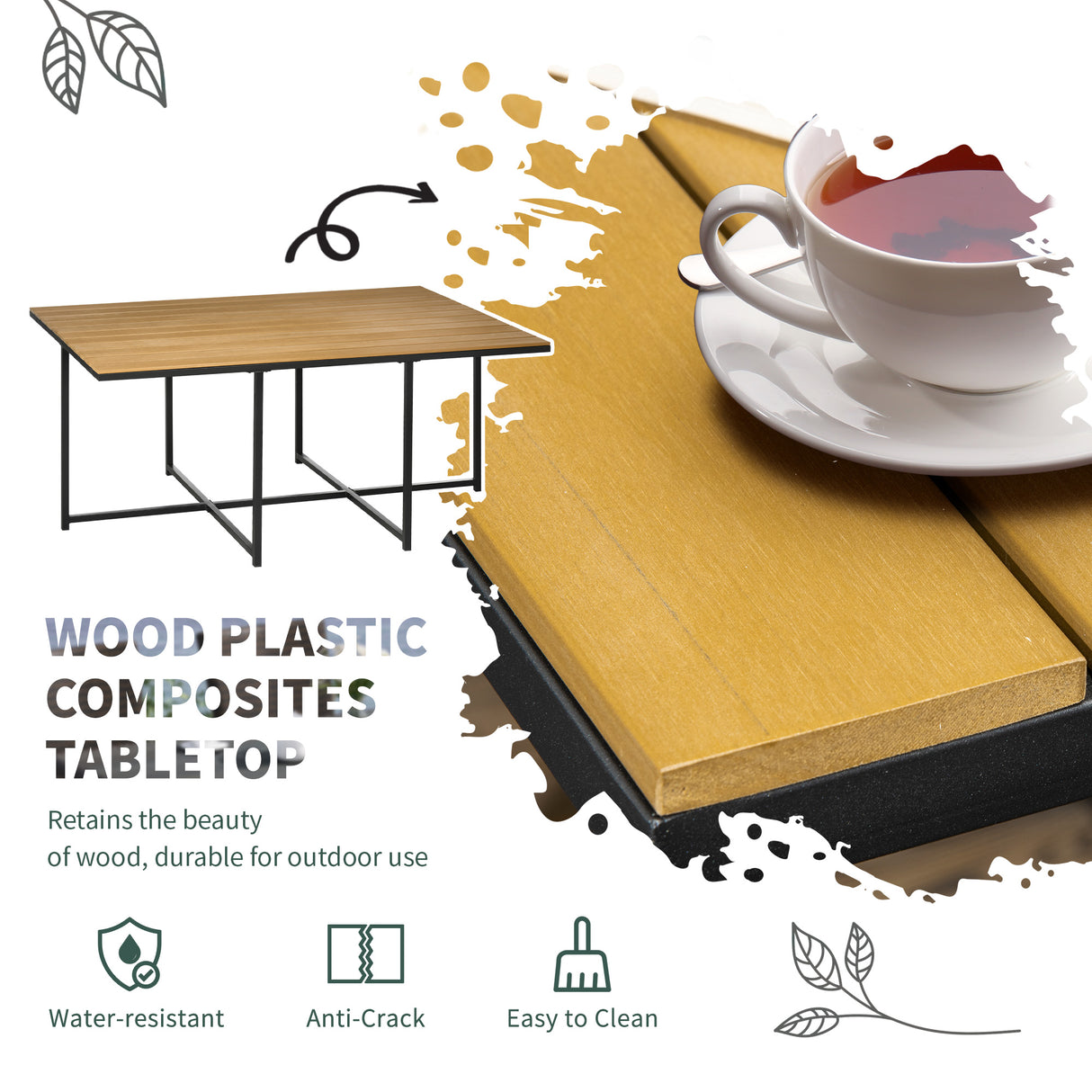 Poly Rattan Cube 10 Seater Garden Dining Set With Rectangular Table - Velmora