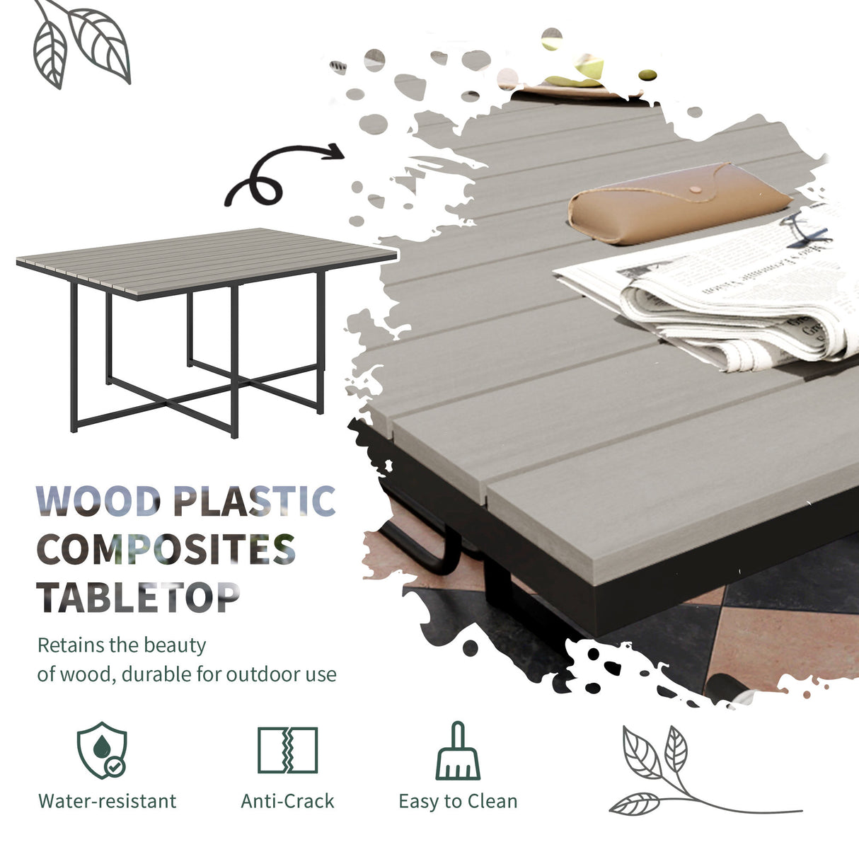 Poly Rattan Cube 10 Seater Garden Dining Set With Rectangular Table - Velmora