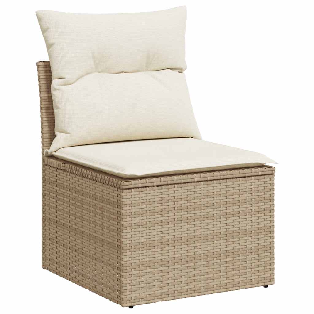 Poly Rattan Garden 2 Seater Sofa With Cushions And Storage - Vantage Home