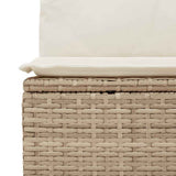 Poly Rattan Garden 2 Seater Sofa With Cushions And Storage - Vantage Home