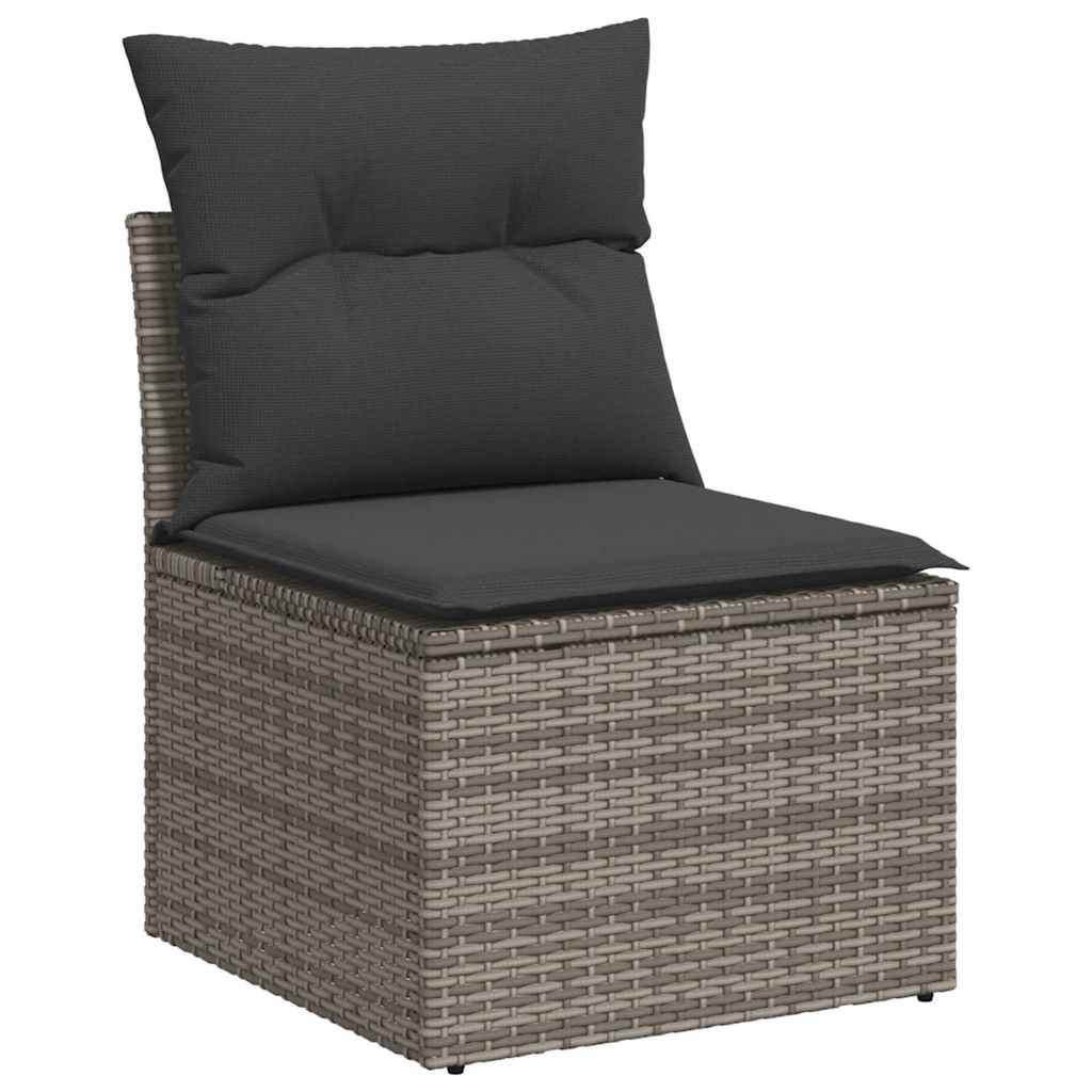 Poly Rattan Garden 2 Seater Sofa With Cushions And Storage - Vantage Home