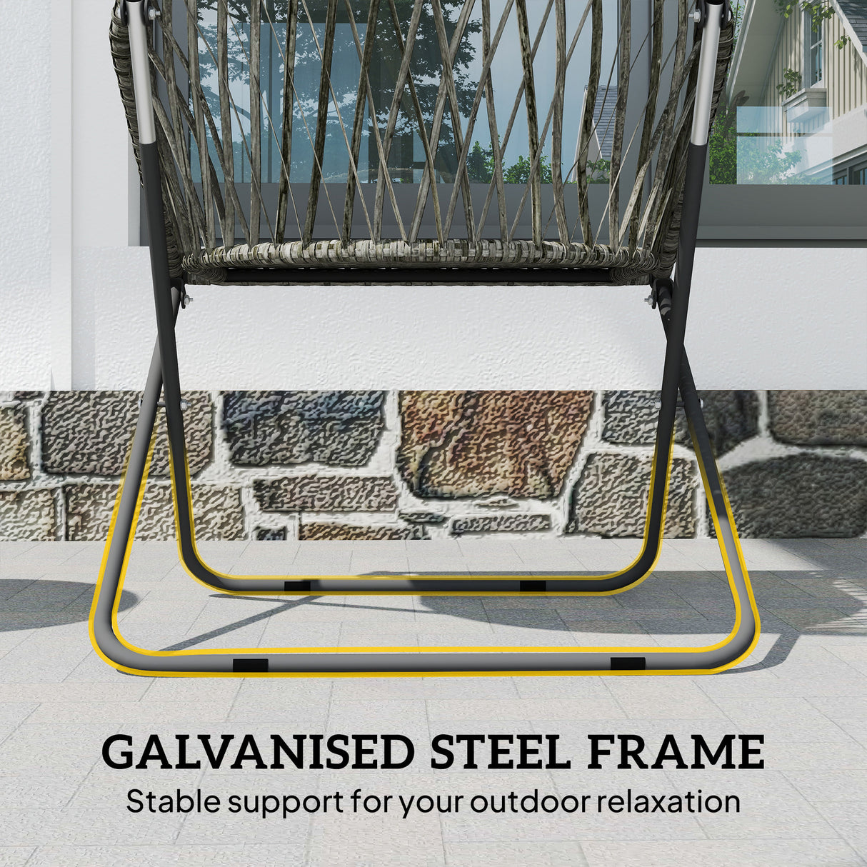 Poly Rattan Garden Bistro Set With 2 Folding Chairs - Velmora