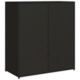 Poly Rattan Garden Storage Cabinet 105cm Wide With 2 Doors 2 Drawers - Vantage Home