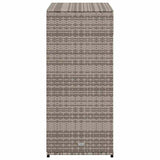 Poly Rattan Garden Storage Cabinet 105cm Wide With 2 Doors 2 Drawers - Vantage Home