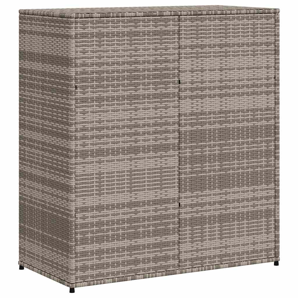Poly Rattan Garden Storage Cabinet 105cm Wide With 2 Doors 2 Drawers - Vantage Home