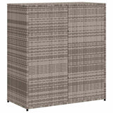Poly Rattan Garden Storage Cabinet 105cm Wide With 2 Doors 2 Drawers - Vantage Home