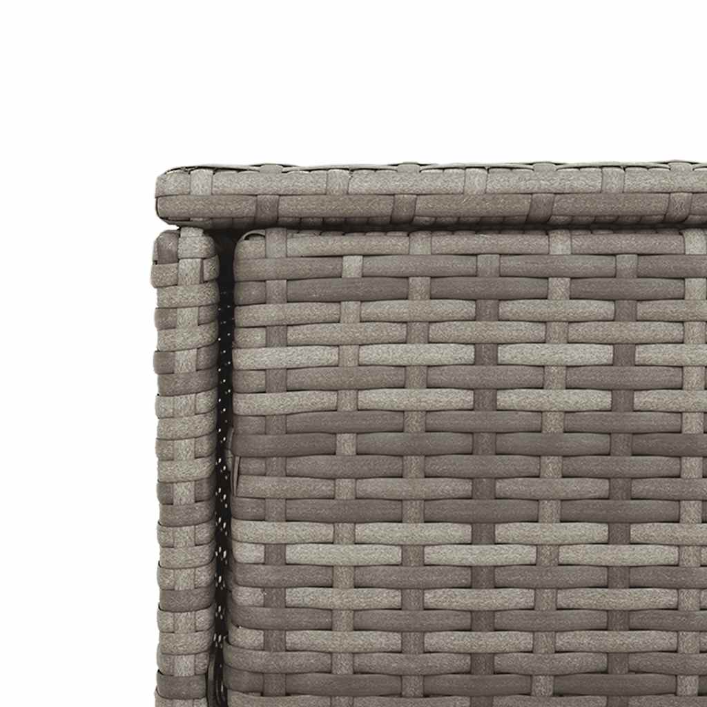 Poly Rattan Garden Storage Cabinet 105cm Wide With 2 Doors 2 Drawers - Vantage Home