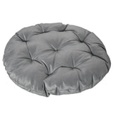 Poly Rattan Swivel Papasan Moon Lounge Garden Bowl Chair Round - Velmora