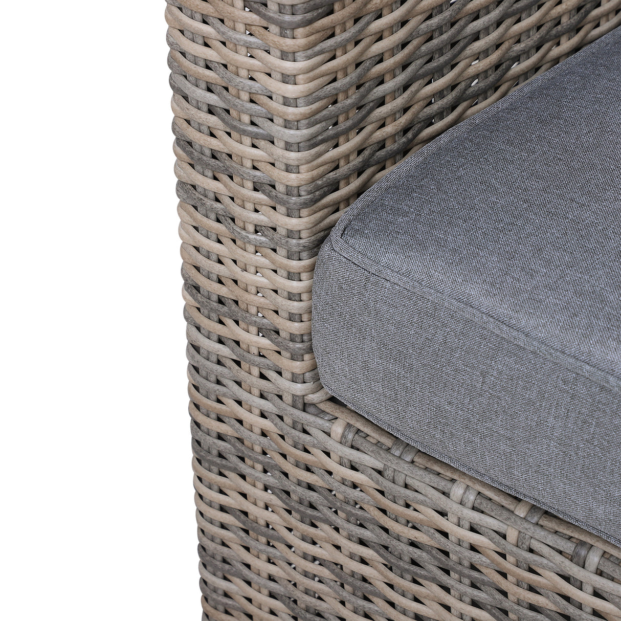 Poly Rattan Wicker 5 Pieces Garden Sofa Set in Aluminium Frame - Velmora