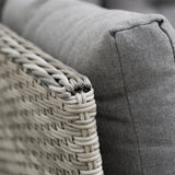 Poly Rattan Wicker 6 Pieces Garden Sofa Set and Liftable Coffee Table - Velmora