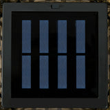 Poly Rattan Wicker Solar Powered LED Garden Lantern With Auto On-Off Lights - Velmora