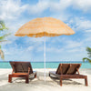 Polyester Beach Parasol Umbrella 160cm Diameter - Velmora
