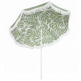 Polyester Beach Parasol Umbrella With Sand Anchor 178cm Diameter - Velmora