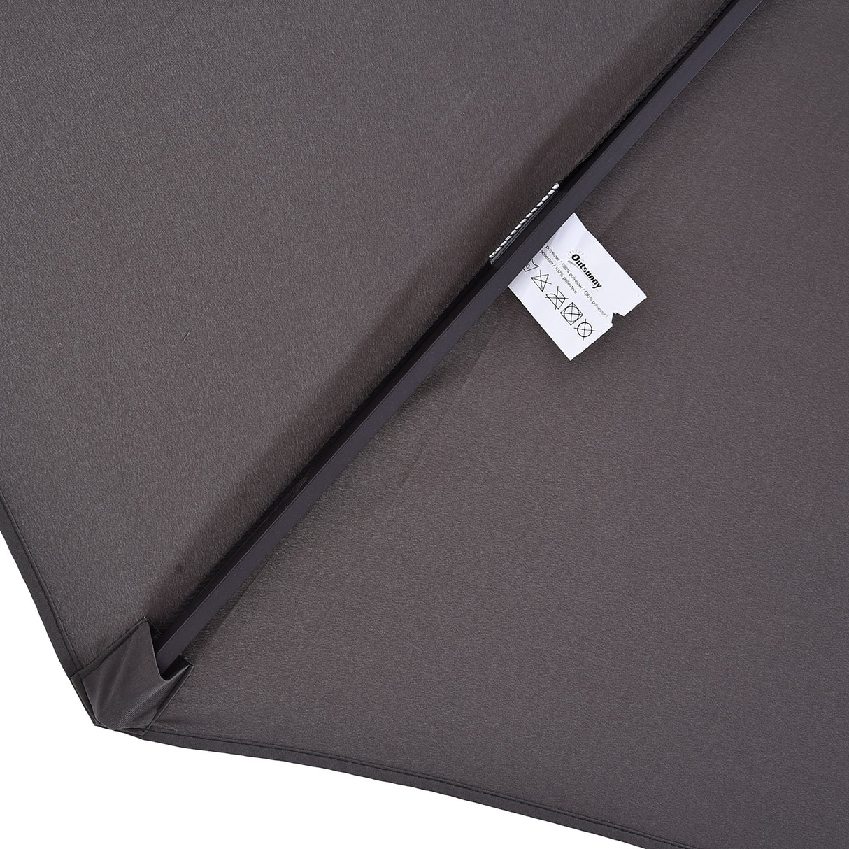 Polyester Double Sided Parasol Umbrella 460cm Width x 270cm Depth - Velmora