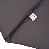 Polyester Double Sided Parasol Umbrella 460cm Width x 270cm Depth - Velmora