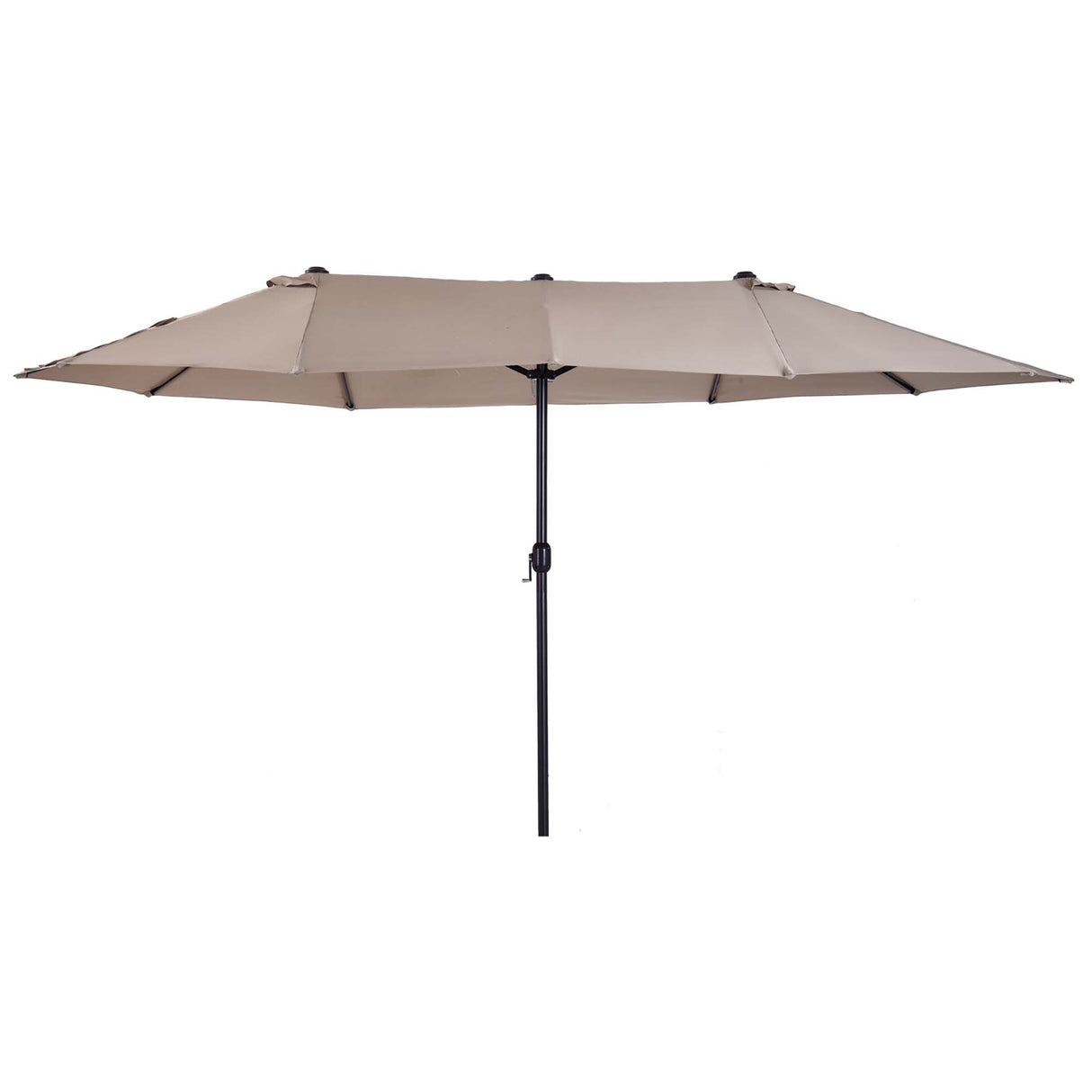 Polyester Double Sided Parasol Umbrella 460cm Width x 270cm Depth - Velmora