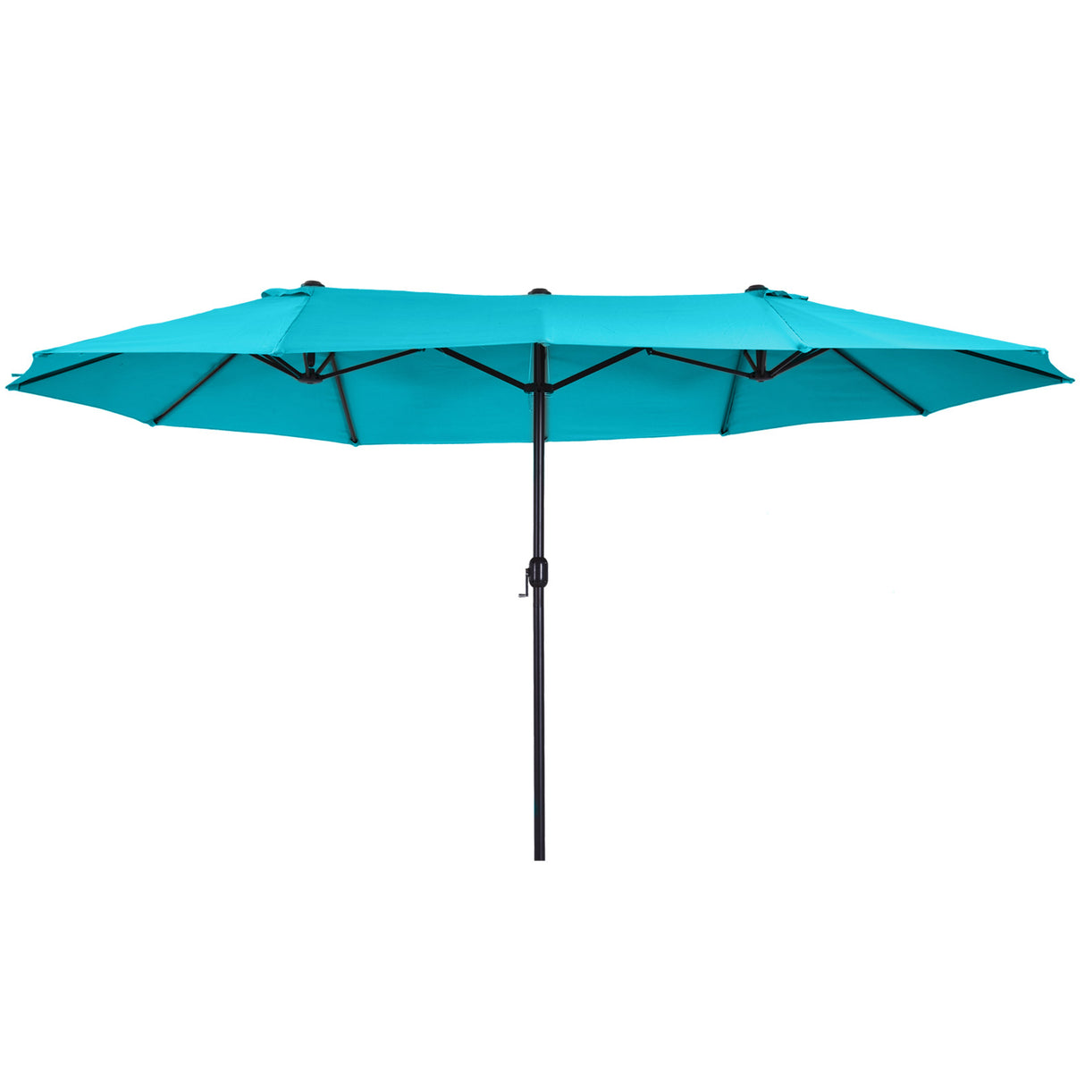 Polyester Double Sided Parasol Umbrella 460cm Width x 270cm Depth - Velmora