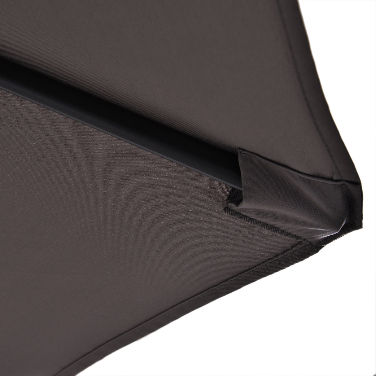 Polyester Double Sided Parasol Umbrella With Cross Base 440cm Width x 270cm Depth - Velmora