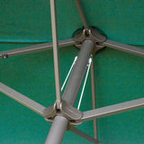 Polyester Double Sided Parasol Umbrella With Cross Base 460cm Width x 270cm Depth - Velmora