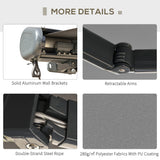 Polyester Electric Awning With Remote Controller 300cm Wide x 250cm Depth - Velmora