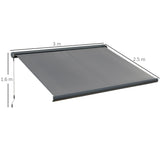 Polyester Electric Awning With Remote Controller 300cm Wide x 250cm Depth - Velmora