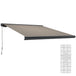 Polyester Electric Awning With Remote Controller 300cm Wide x 250cm Depth - Velmora
