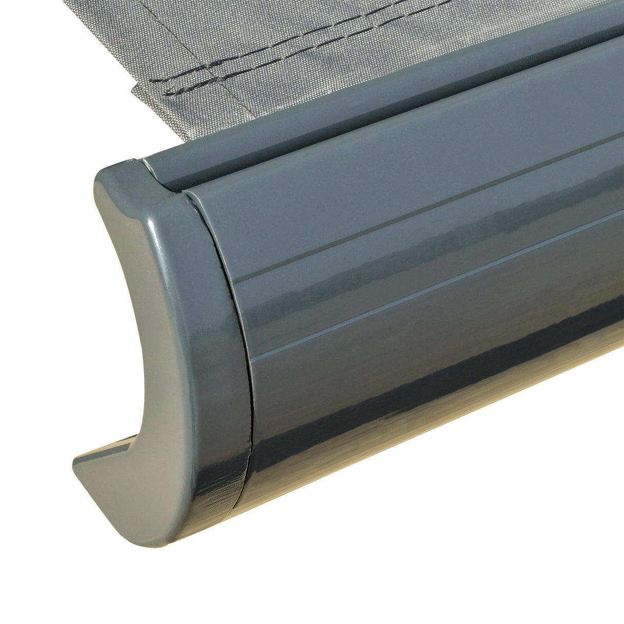 Polyester Electric Retractable Awning With LED Light 350cm Wide x 300cm Depth - Velmora