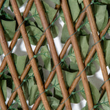 Polyester Expanding Garden Trellis Fence 200cm Wide in Set Of 4 - Velmora