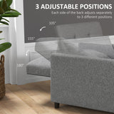 Polyester Fabric 1 Seater Sofa Bed 69cm Wide With 1 Pillow - Velmora