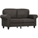 Polyester Fabric 2 Seater Sofa 156cm Wide With Wooden Legs - Velmora