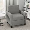 Polyester Fabric Armchair 78cm Wide - Velmora
