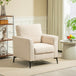 Polyester Fabric Armchair 82cm Wide - Velmora
