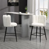 Polyester Fabric Bar Chairs in Set Of 2 - Velmora